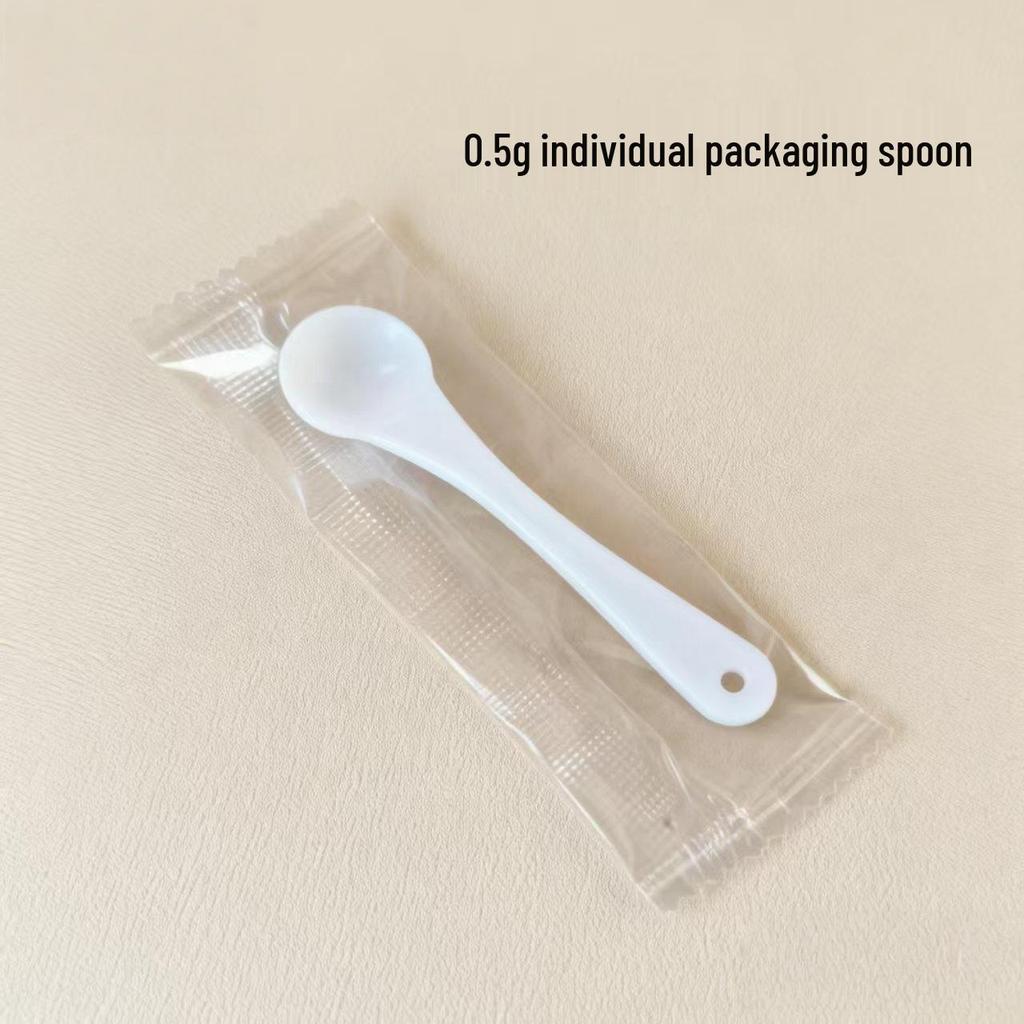 Individually Packaged Disposable Plastic Measuring Spoons: 1g, 3g, 5g, 10g, 15g for Liquid & Powder