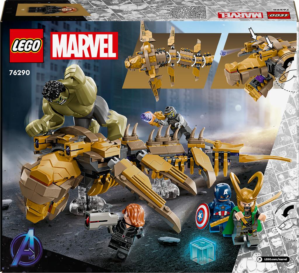 LEGO конструктор Космический корабль Marvel – Мстители против Левиафана (76290)