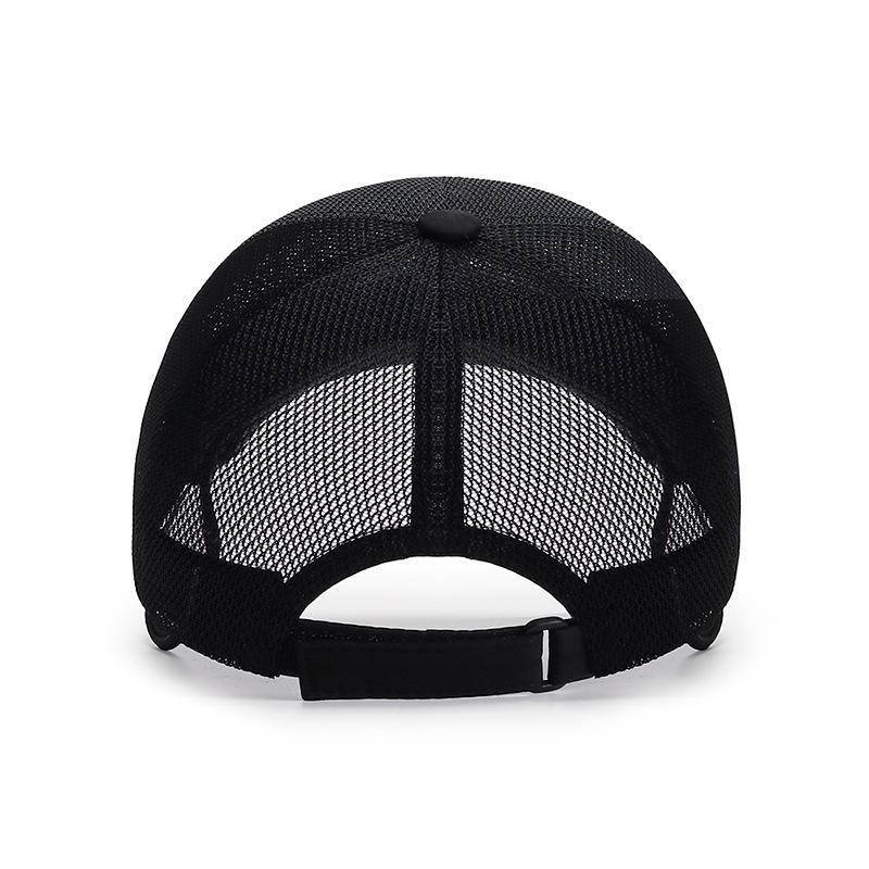 Unisex Summer Mesh Cap with Extended Telescopic Brim for Outdoor Sun Protection