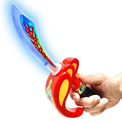 Lights Up! Sounds! Pirate Sword, Light-Up Pirate Sword, Katana, Cool Flash Sound Effects, Cosplay, Plastic (1 Piece)