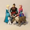 Frozen Elsa & Anna Cake Decoration Figurine Set with Base