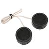 2 Pcs Car Tweeters 97dB 500W Dome Interior Stereo Audio Loudspeaker with Base for Sound System
