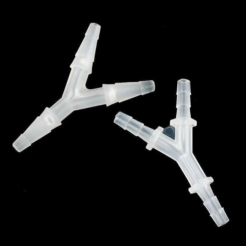 10Pcs New 2.4-15.8mm Y-Type Tee Connector PP PE Soft 3 Way Connector Plastic Hose Fittings for Aquarium Fish Tank Fittings