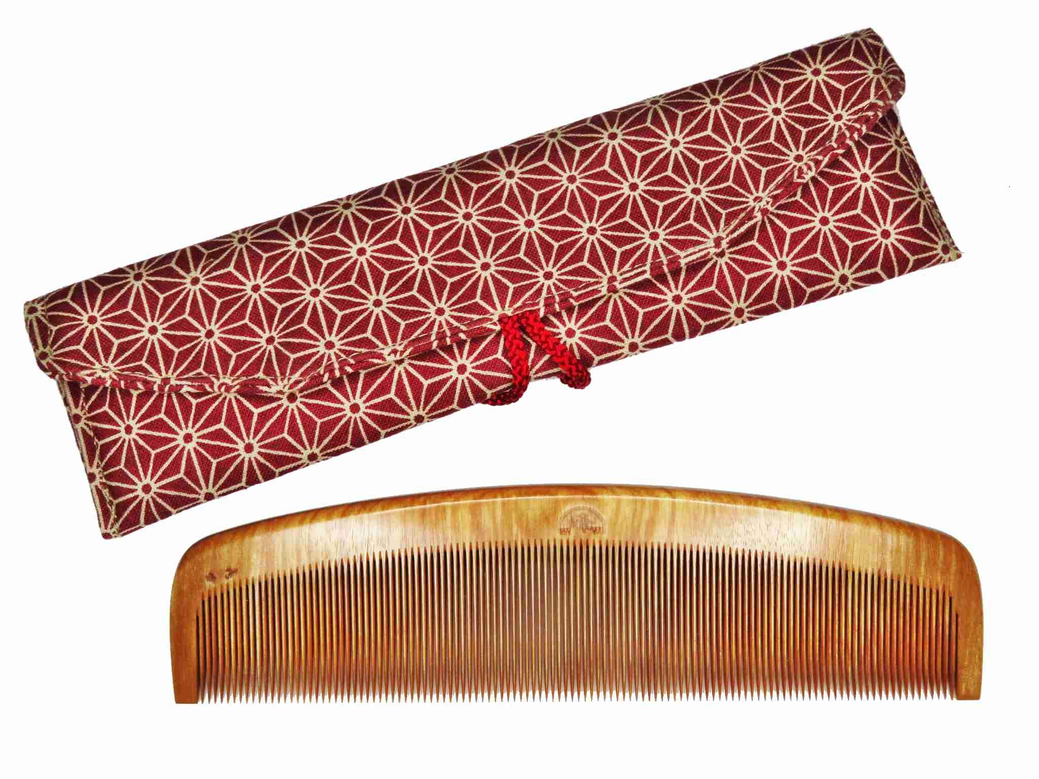 

Гребень Minebari, изготовленный японским мастером гребней из самшита - - 5 дюймов (Мелкие зубья)