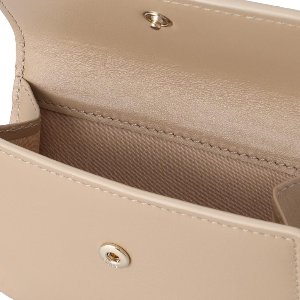 Chloe SENSE Argil CHC23AP874I10 Women's Tri-fold Wallet, Brown, [Used]