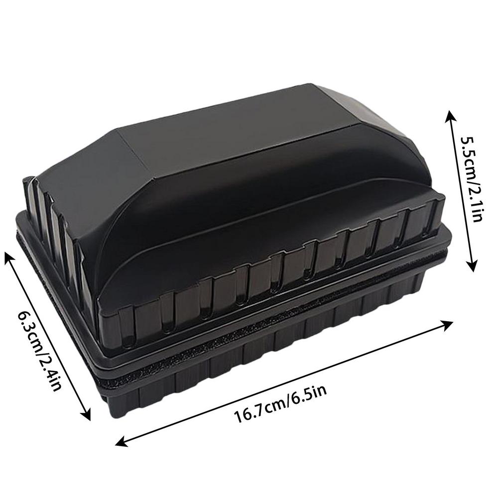 

Magnetic Aquarium Scraper Double Sided Ish Tank Cleaner Magnetic Aquarium Glass Cleaner Fish Tank Glass Cleaner Magnet Cleaner S чёрный