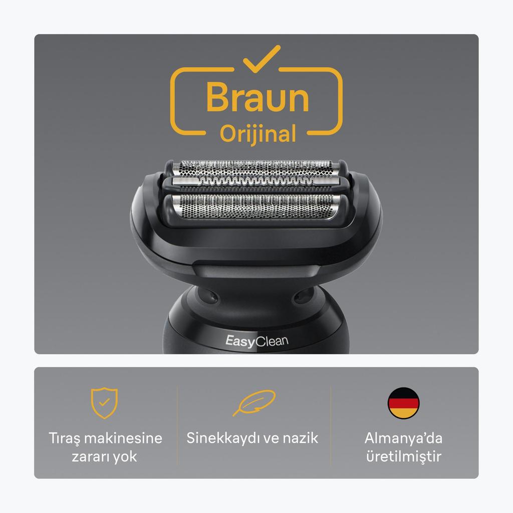 Braun Series 5 Electric Shaver Replacement Head 100% Performance Restoration Compatible with 50 51 52 Series