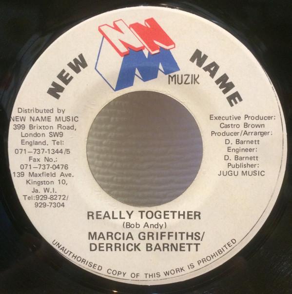 

7inch Record MARCIA GRIFFITHS / DERRICK BARNETT - Really Together NONE New Name Muzik Jamaica Reggae, Ska & Dub Used