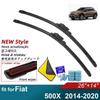 Car Windshield Wiper Blades Fit For Fiat 500X Wiper Blades Soft Rubber Auto Front Windscreen