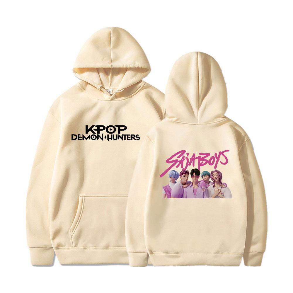 KPOP Print Fashion Hoodies for Men Women Fall Winter Men's Casual Hoodie Gothic Hip Hop Sweatshirt Long Sleeve Pullove Unisex