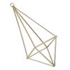 Plant Holder Quadrilateral  ing Tillandsia Rack for Room Decor(Black)