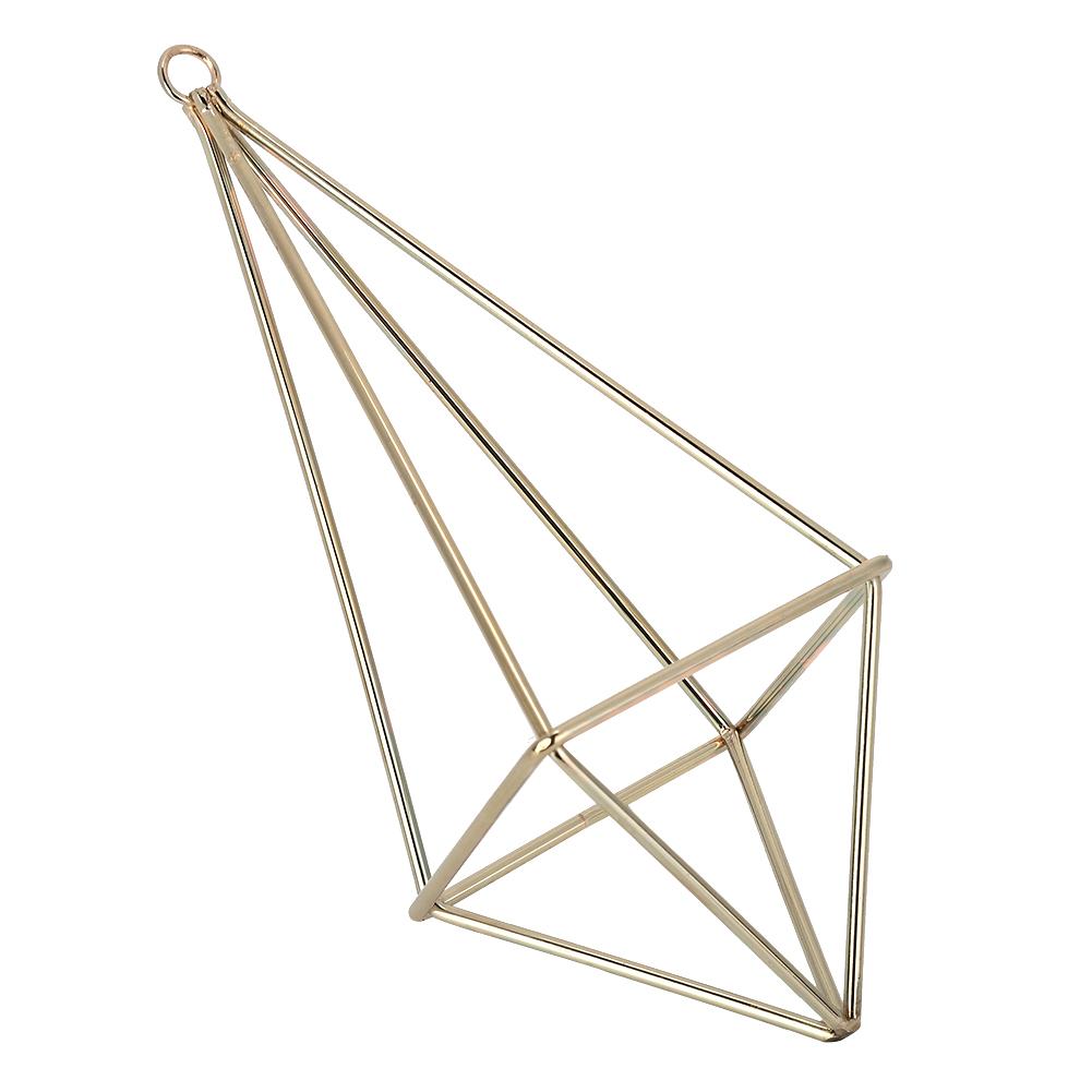 Plant Holder Quadrilateral  ing Tillandsia Rack for Room Decor(Black)
