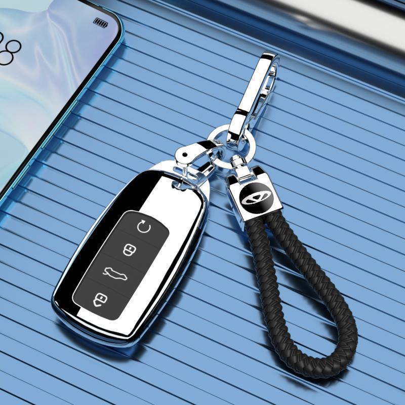 Premium Luxury Key Case for Chery Tiggo 9 - Fits 2023 Models, 5 & 7 Seaters, Complete Cover with Buckle