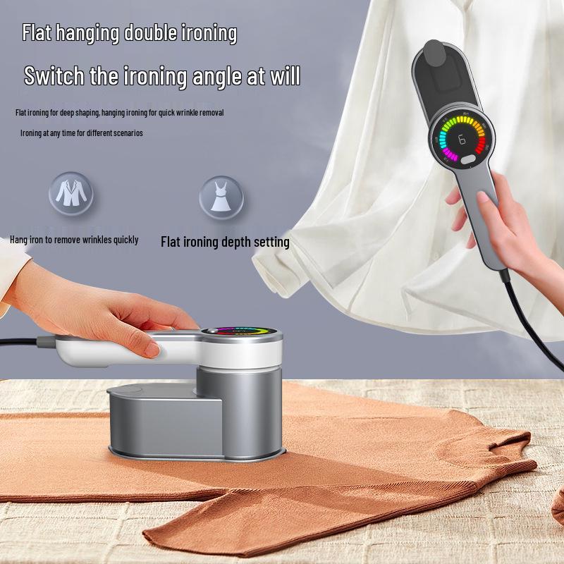 Portable Handheld Steam Iron & Ironing Board: Compact Home and Dorm Iron for Quick Wrinkle Removal