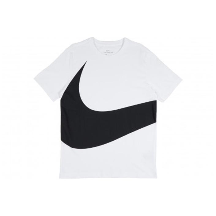Nike Men's White Sportswear Big Swoosh Tee Tops Ar5192-103 Cm