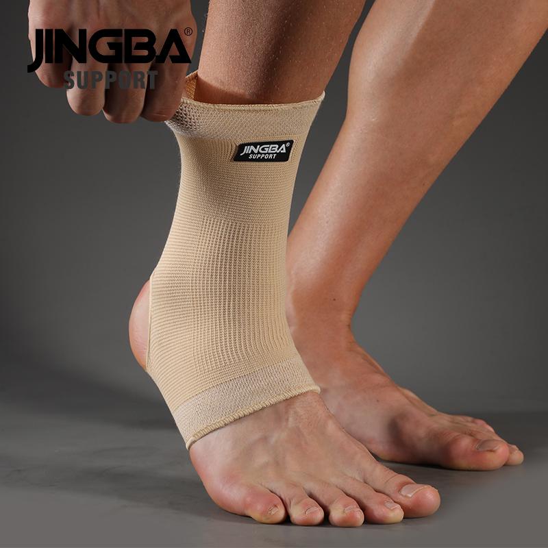 Jingba Support 1 Pcs Black Nylon Compression Ankle Brace for Outdoor Sports Joint Protection Dropshipping