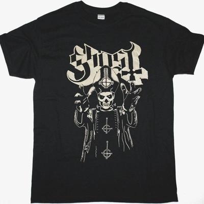 Vintage Ghost Band Papa T-Shirt, Retro Heavy Metal Rock Band Tee