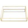 Metal and Glass Vintage Storage Box Luxury Cosmetics Display Box Jewelry Display Box  Bedroom
