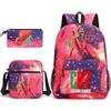 Cr7 Youth Fashion Children'S Student Schoolbag 3-Piece Set