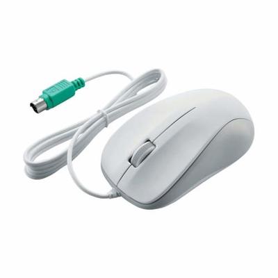 Elecom Mouse Wired M Size 3 Buttons PS2 Optical White ROHS Directive Compliant M-K6P2RWH/RS