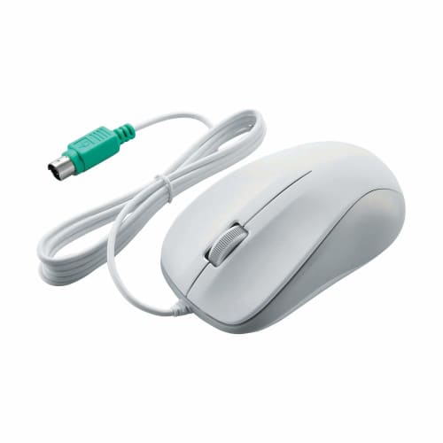 

ELECOM Mouse Wired M Size 3 Buttons PS2 Optical White ROHS Directive Compliant M-K6P2RWH/RS