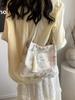 Chinese Style Fashion Bucket Bag With Embroidery For Daily Use