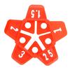50Pcs 5In1 Wedge Ceramic Leveling System Professional Tile Spacers Clips Floor Wall Gap Leveling System Construction Tools