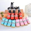 4pcs/set Reflective Puppy Booties Waterproof Pet Rain Shoes Pet Dog Shoes  Small Medium Dog
