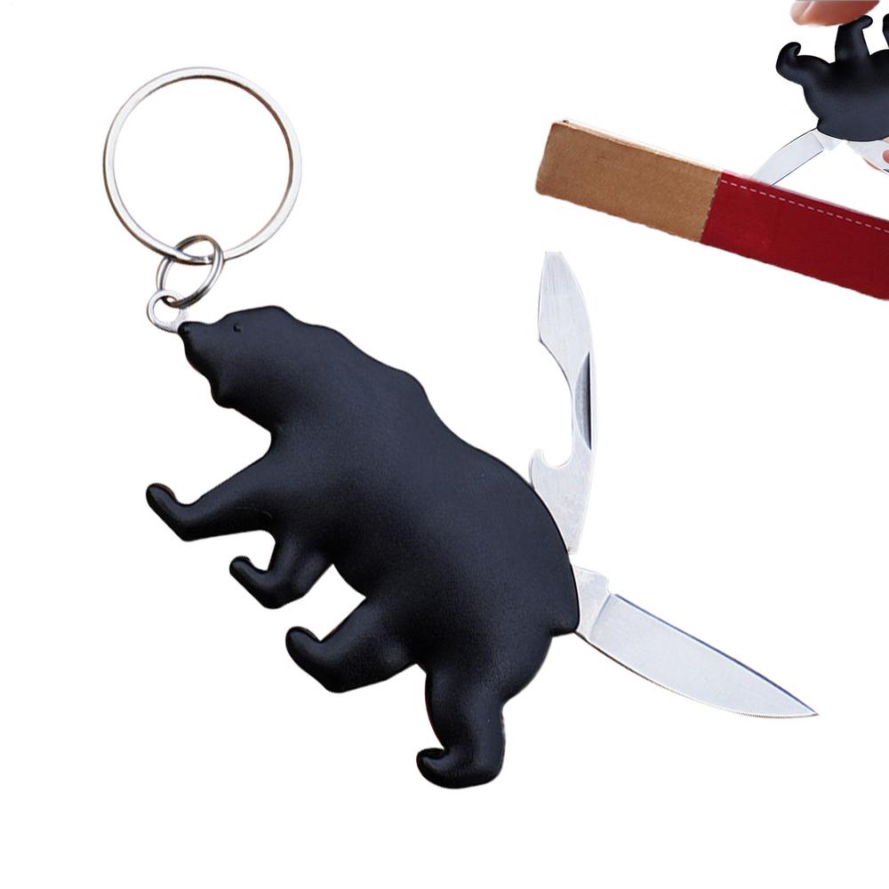 

Keychain Multi Tool Compact Portable Pocket Tools Camping Supplies for Everyday Carry Travel Cooking Adventure Workshop Garage