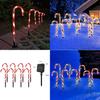 Christmas Led Candy Cane Lantern Outdoor Garden Pathway Decor For Holiday Lighting