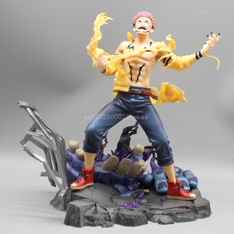 Jujutsu Kaisen Ryomen Sukuna Figure 25cm Pvc Action Figures Statue Collection Desktop Ornament Toys Children Birthday Gift