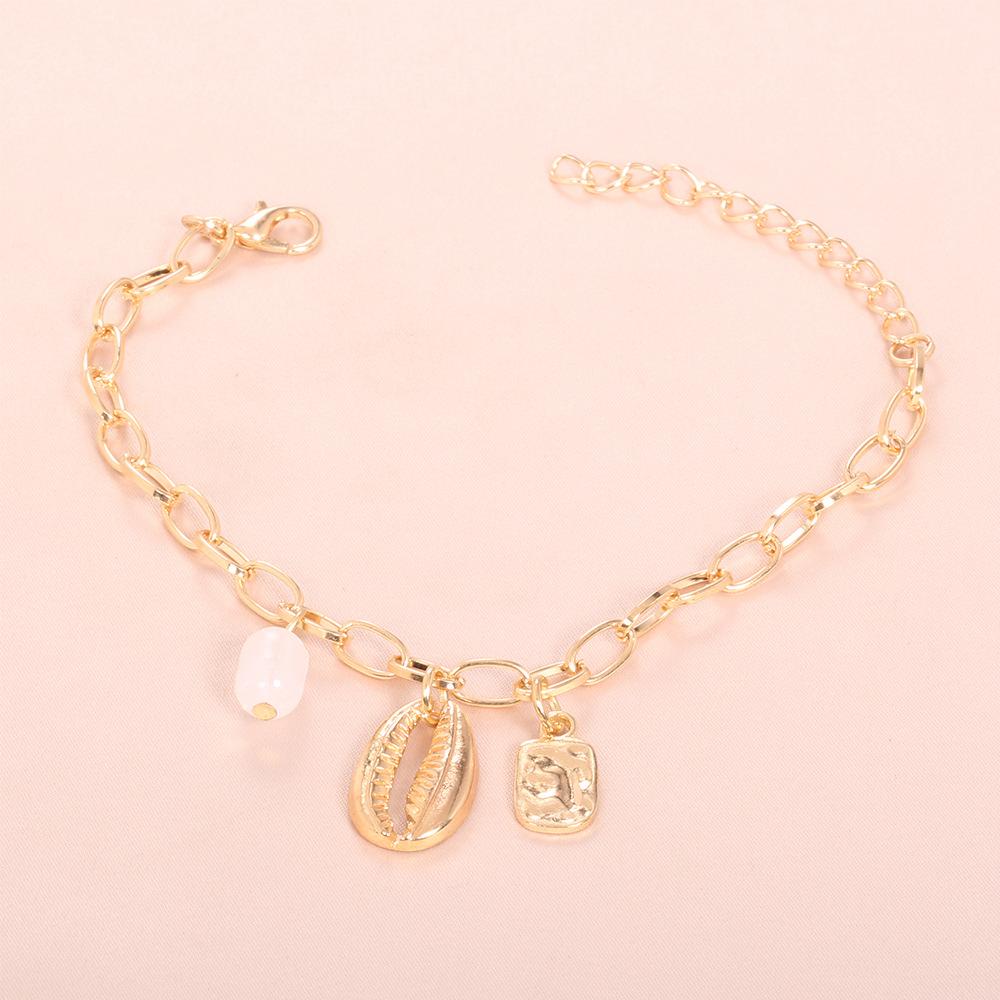 Exclusive For Fashion Punk Chain, Pearl Shell Jewelry Bracelet