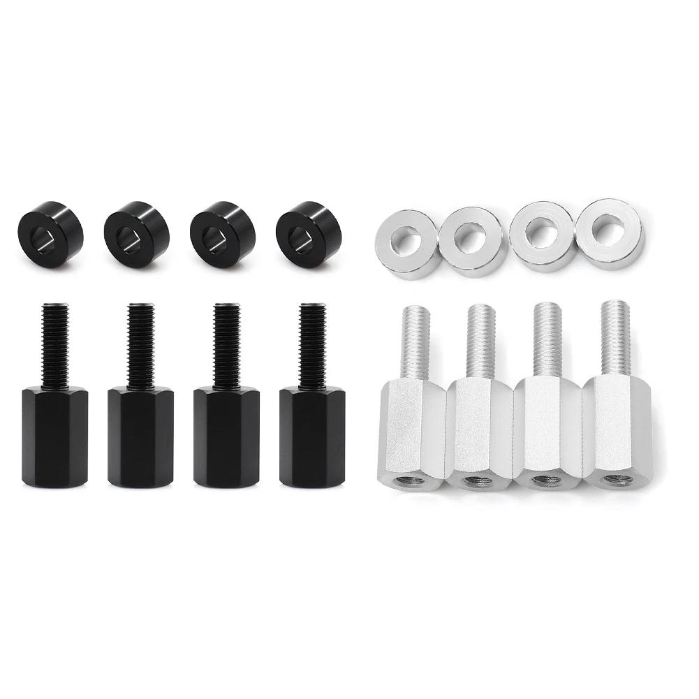 4Pcs UTV Seat Riser Kit with 4 Spacers Seat Lift Up Riser Screws ATV Seat Riser Lift Mount Kits Fit for Can-Am Maverick X3
