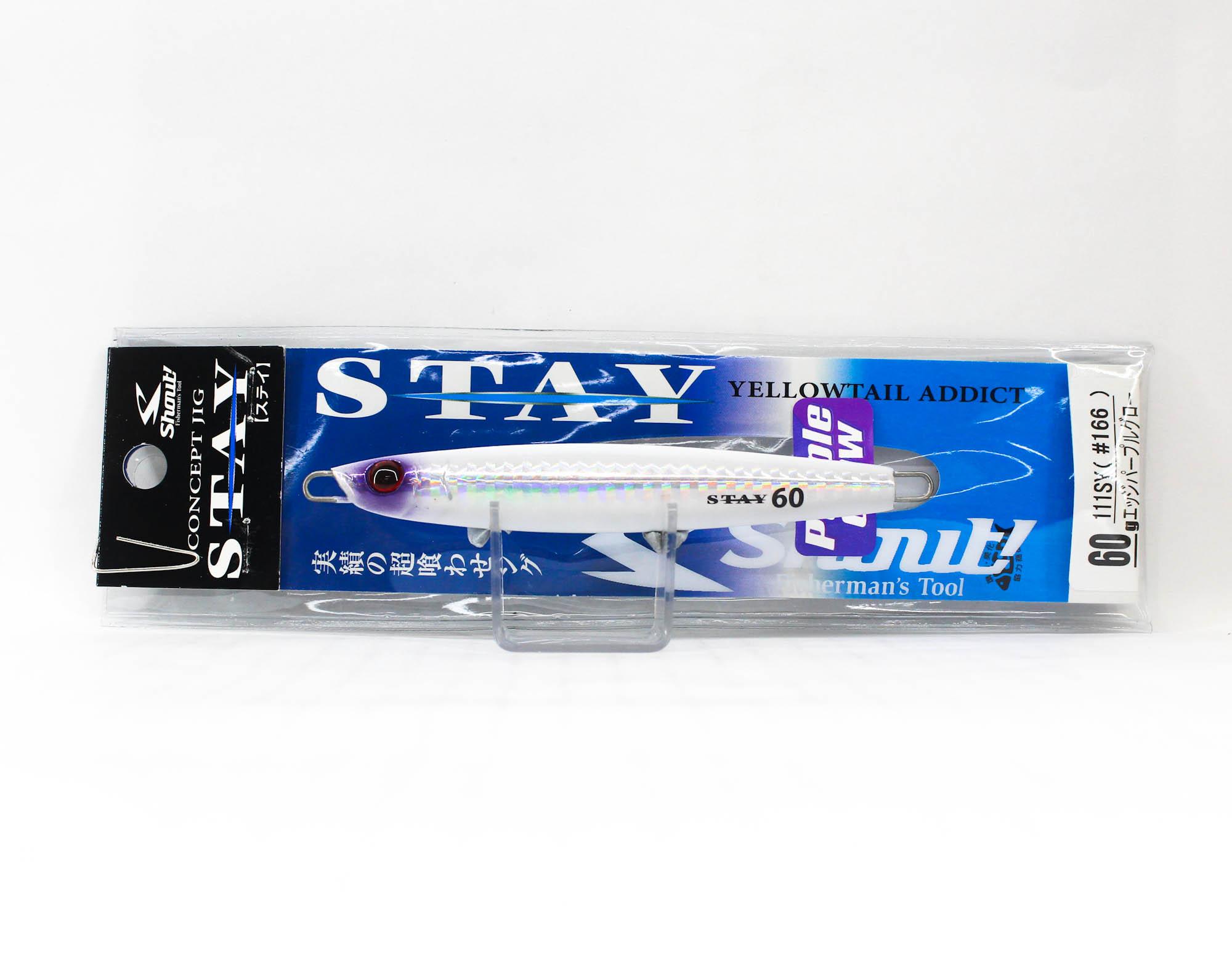 

Shout 111-SY Metal Jig Stay 60 grams 166 (5504)