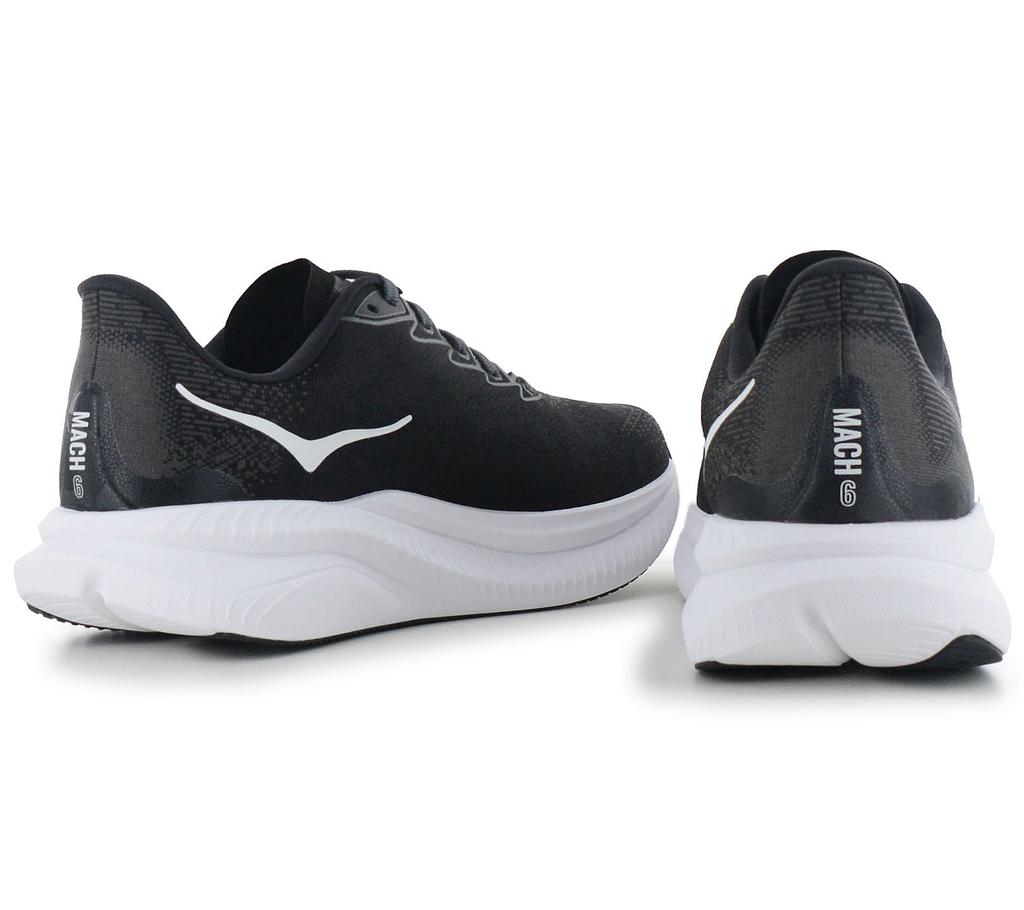 HOKA One One MACH 6 - Herren Laufschuhe Running Schuhe Schwarz 1147790-BWHT ORIGINAL