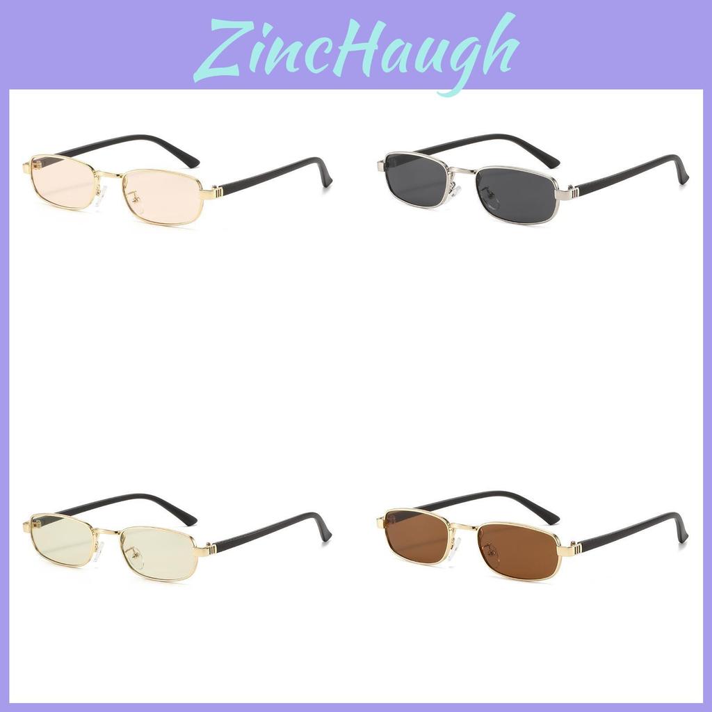 Retro Metal Square Sunglasses Uv400 Polarized For Outdoor Travel