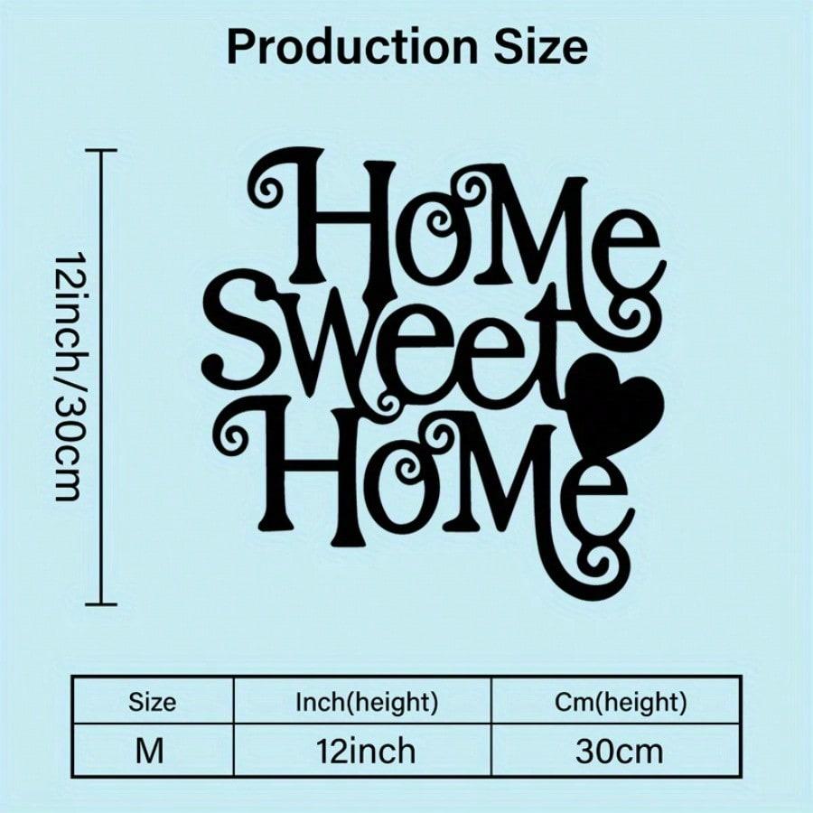 

Винтажный металлический настенный декор «Счастливый дом» с узором из белого кирпича, дизайн в форме сердца, черный железо, для помещений и улицы, гостиная, спальня, кухня, подарок разноцветный