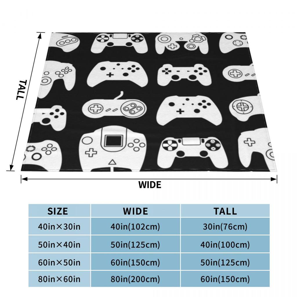 Game Controller Custom Gift An Ultra-Soft Micro Fleece Blanket
