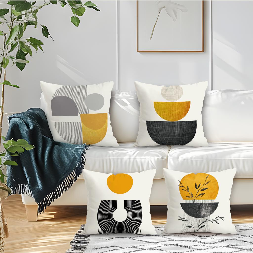 Bohemian Abstract Pillowcase Printed Polyester 40/45/50cm Throw Pillowcover Decorative Sofa Cushion Pillowslip Home Decor