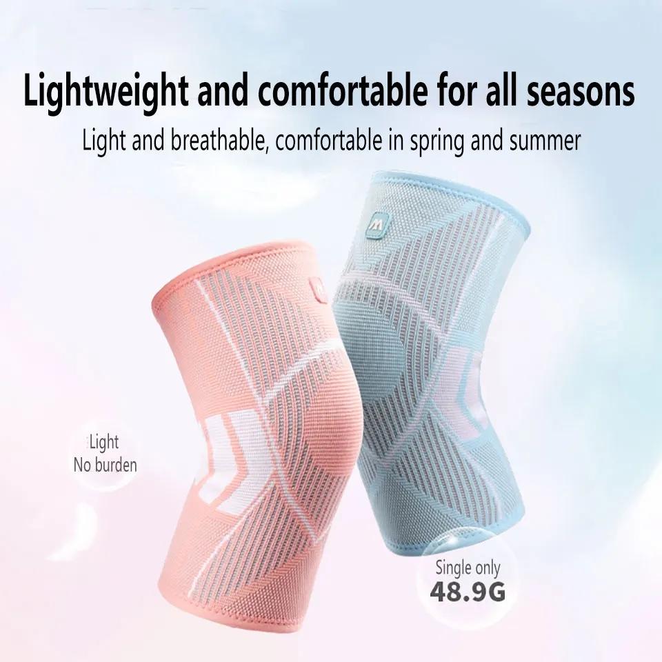 LOOGDEEL 1PCS Sport Knee Support Compression Kneepad Arthritis Joint Fitness Compression Sleeves Dancing Running Knee Protector