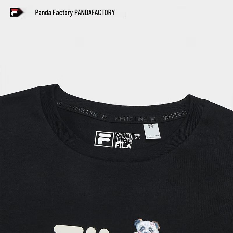 Fila Women's Giant Panda Slim-Fit Short Sleeve T-Shirt