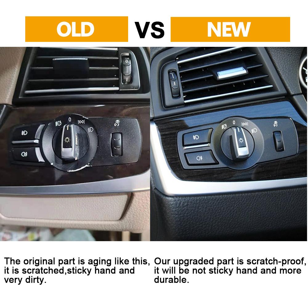 Headlight Switch Button Light Control Panel Fog Light Switch For BMW 5 6 7 Series X3 X4 F02 F10 F18 F07 F06 F25 F26 61319192744