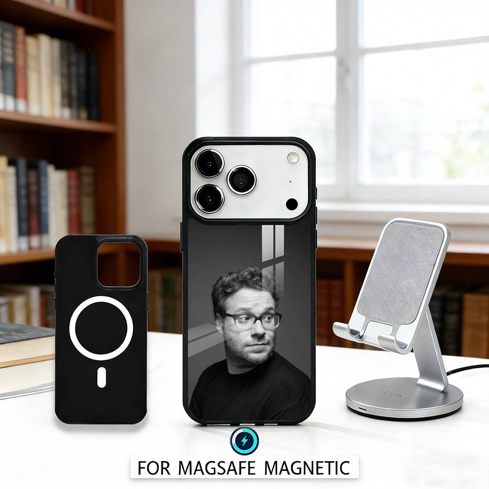 Seth Rogen Canadian Actor Phone Case For iPhone 17,16,15,14,13,12,Pro,Max For Magsafe Magnetic Wireless Charging iPhone11PROMAX