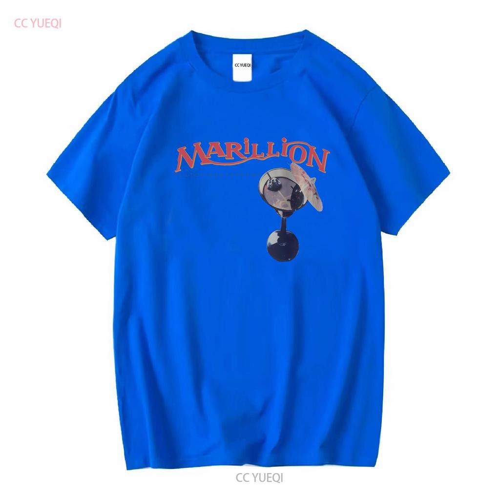 Remake 80s Marillion Britská rocková kapela 1987 Tričko S 4XL TE6756 vintage Vyprané Měkké Streetwear Pánské Neformální Unisex Pohodlné