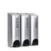 Dispenser triplo per sapone e shampoo modello 51 per docce