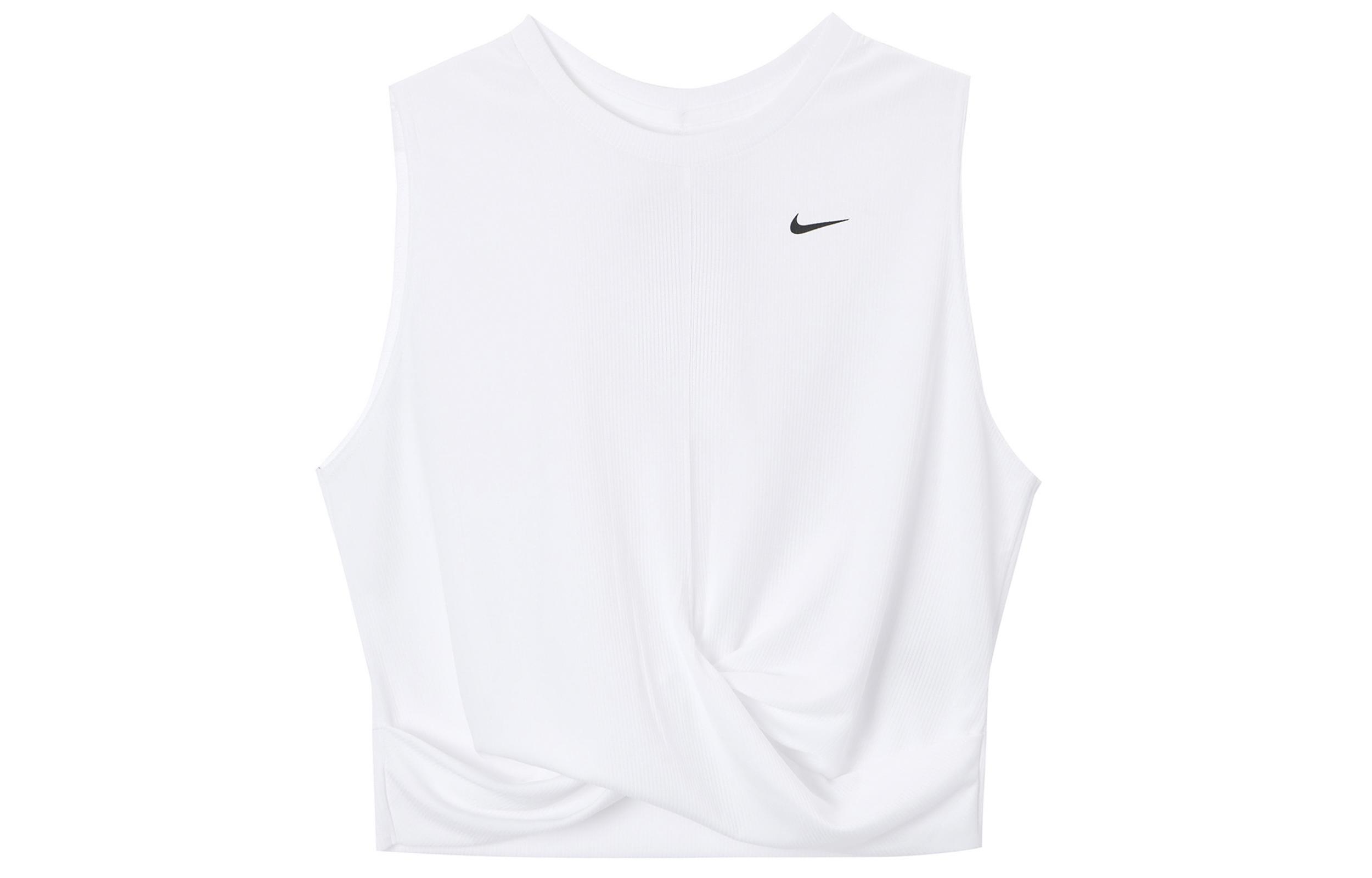 Nike Tank Tops Women s White Crew Neck Moderate Other 930493-100 XL