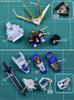 SDCS Mighty Strike Freedom Gundam Detail Up Modification Metal Parts with Decals High-Quality Water-Transfer