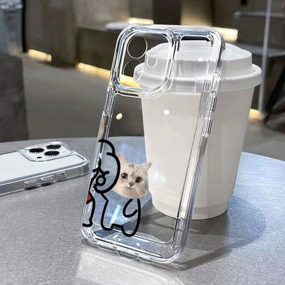 Capa de Telefone à Prova de Quedas para iPhone 11 12 13 14 15 16 iPhone 14 15 16 Pro Max Samsung A16 A35 A36 A54 A55 S25 Xiaomi 11T