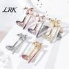 Statement Pin Brooch Pin, High Heels Bow Shape Lapel with Women Sparkling Rhinestones, Badge for Suits Coats Bags Accessories