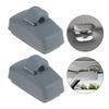 2Pcs Car Front Sun Visor Bracket Clips Car Hook Fasteners 3B0857563 3B0857561B for Skoda Fabia Octavia Superb Auto Parts Grey